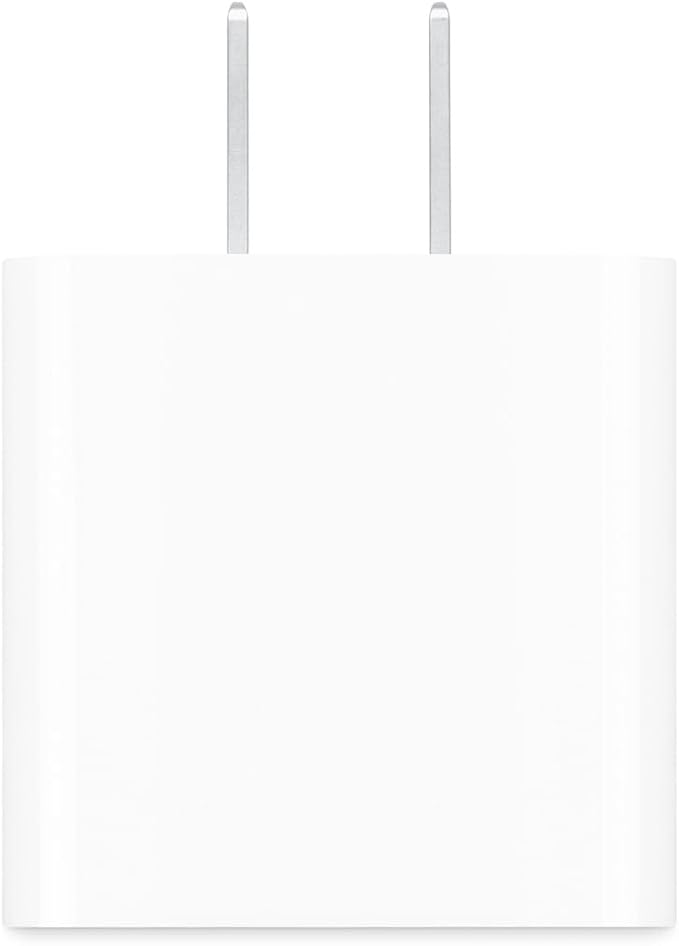Apple 20W USB-C Compact Power Adapter: Fast and Convenient Charging, Type C Wall Charger