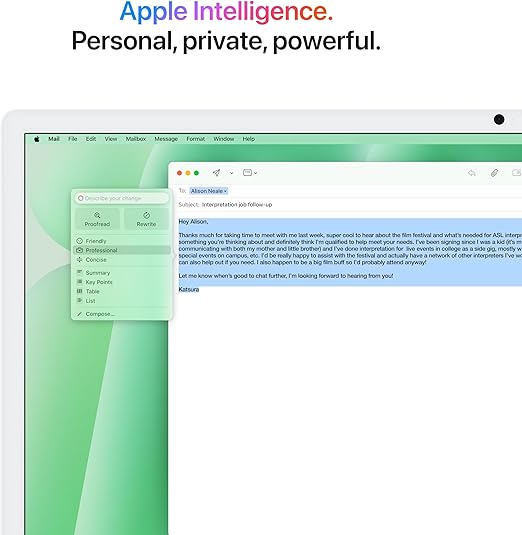 Apple 2024 iMac All-in-One Desktop Computer with M4 chip with 10-core CPU and 10-core GPU: Built for Apple Intelligence, 24-inch Retina Display, 16GB Unified Memory, 256GB SSD Storage; Green
